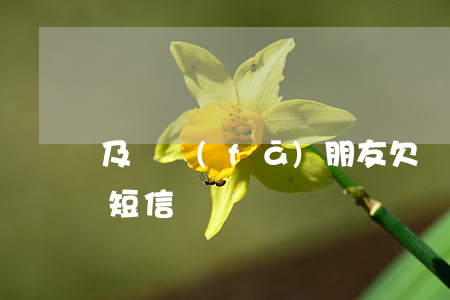 及貸發(fā)朋友欠貸短信(收到朋友及貸短信)