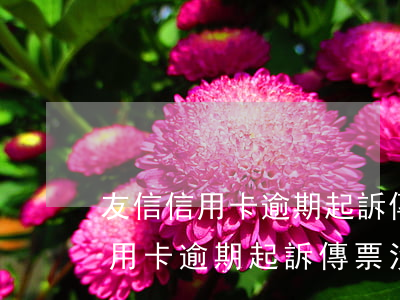 友信信用卡逾期起訴傳票沒有接收-友信信用卡逾期起訴傳票沒有接收怎么辦