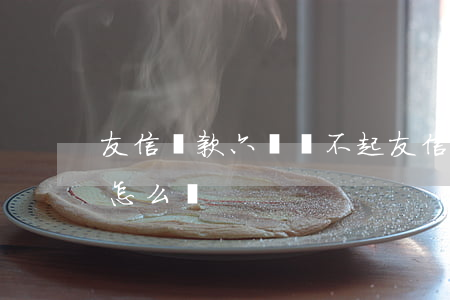 友信貸款六萬還不起(友信貸款沒有能力還了怎么辦)
