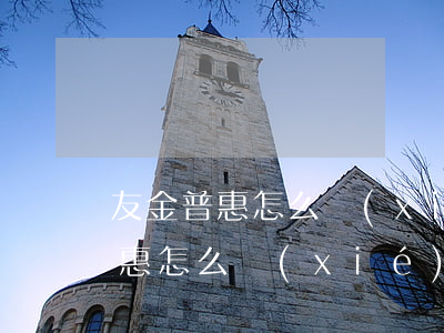 友金普惠怎么協(xié)商還款-友金普惠怎么協(xié)商還款延期