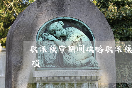 取保候审期间攻略(取保候审期间应该注意事项)
