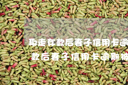 取走存款后妻子信用卡逾期被起诉-取走存款后妻子信用卡逾期被起诉怎么办