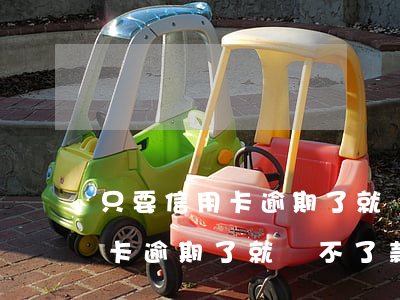 只要信用卡逾期了就貸不了款了-只要信用卡逾期了就貸不了款了嗎
