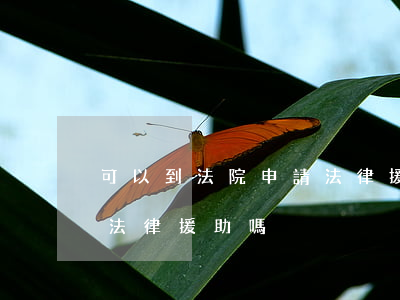 可以到法院申請法律援助嗎(司法局可以申請法律援助嗎)