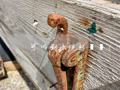 可以到法院起訴對(duì)方賠償嗎
