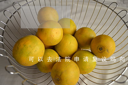 可以去法院申请复议吗(向法院申请复议)