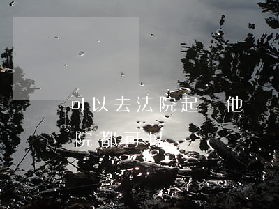 可以去法院起訴他們嗎(法院起訴去哪里的法院都可以嗎?)