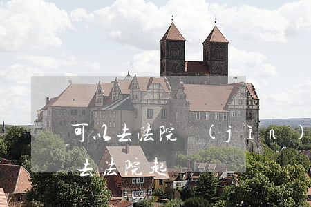 可以去法院進(jìn)行起訴嗎(怎樣可以去法院起訴)