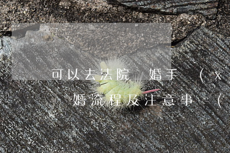 可以去法院離婚手續(xù)嗎(直接去法院離婚流程及注意事項(xiàng))
