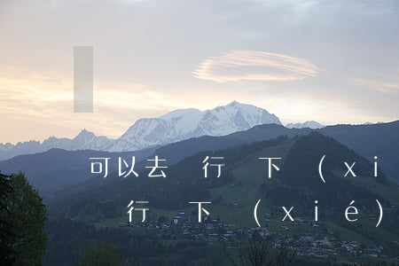 可以去銀行線下協(xié)商嘛-可以去銀行線下協(xié)商嘛