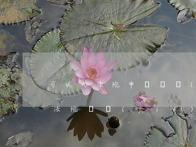 可以向法院申請凍結(jié)對方帳戶嗎(法院凍結(jié)賬戶怎么能解凍)