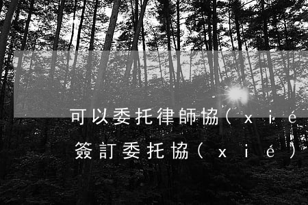 可以委托律師協(xié)商還款嗎(與律師簽訂委托協(xié)議后能不能取消)