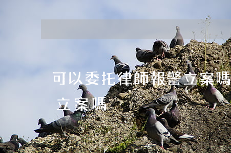 可以委托律師報警立案嗎(可以委托律師報警立案嗎)