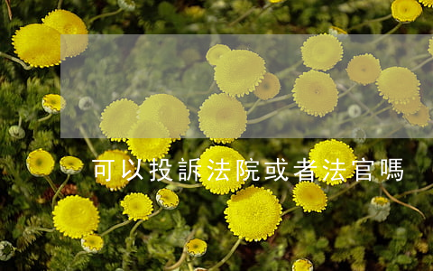可以投訴法院或者法官嗎