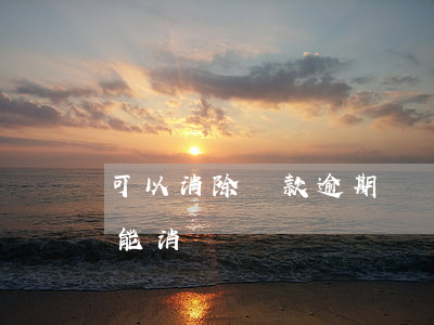 可以消除貸款逾期記錄嗎(貸款逾期記錄多久能消)
