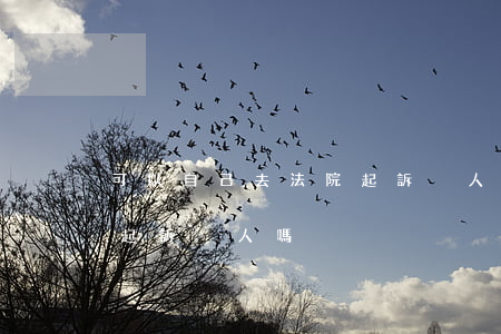 可以自己去法院起訴別人嗎(可以自己去法院起訴別人嗎)
