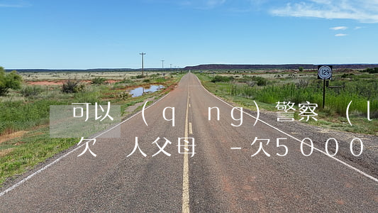 可以請(qǐng)警察聯(lián)系欠債人父母嗎-欠5000錢不還起訴費(fèi)用多少