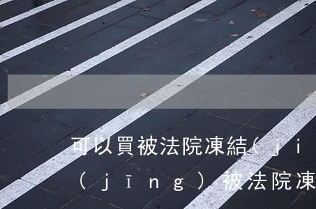 可以買被法院凍結(jié)的房子嗎(曾經(jīng)被法院凍結(jié)的房子買了后以后有記錄嗎)