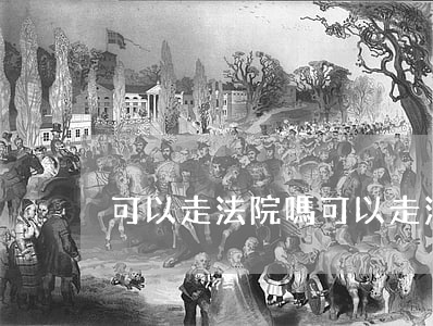 可以走法院嗎(可以走法院嗎)