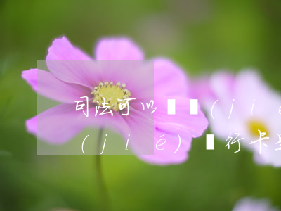 司法可以凍結(jié)銀行卡嗎(司法凍結(jié)銀行卡是怎么回事)
