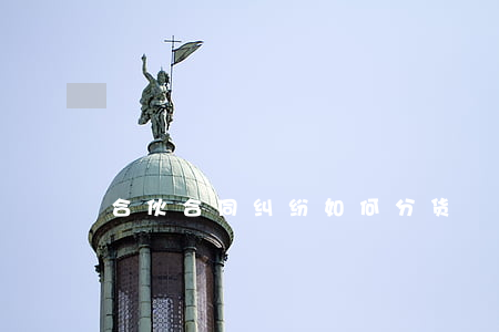 合伙合同纠纷如何分货