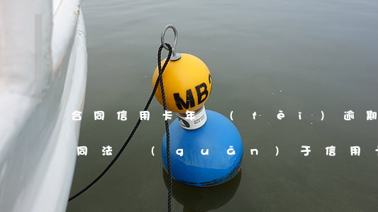 合同信用卡年費(fèi)逾期糾紛范文(合同法關(guān)于信用卡逾期的)