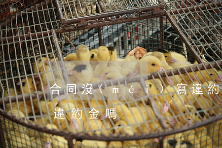 合同沒(méi)寫違約金金額,還可以要求違約金嗎