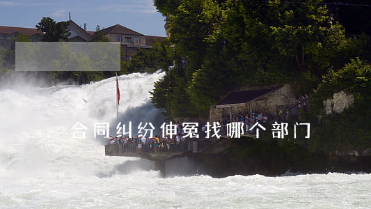 合同纠纷伸冤找哪个部门
