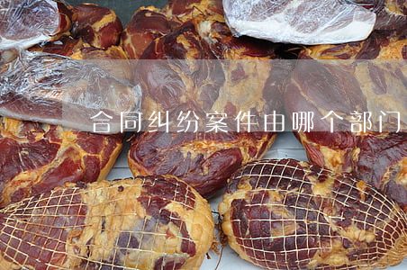 合同纠纷案件由哪个部门管