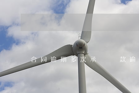 合同逾期多次承諾還款(逾期還款承諾書)