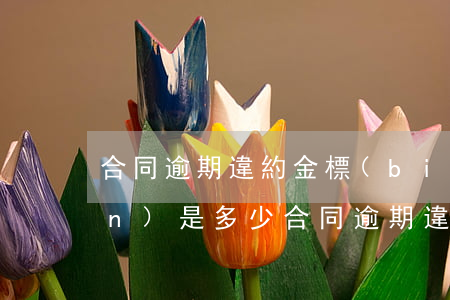 合同逾期違約金標(biāo)準(zhǔn)是多少（合同逾期違約金標(biāo)準(zhǔn)）
