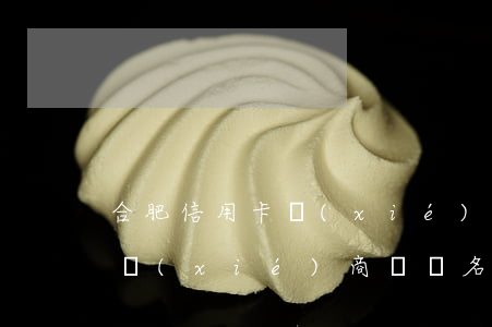 合肥信用卡協(xié)商團隊(合肥信用卡協(xié)商團隊名單)