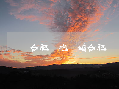 合肥異地離婚(合肥離異再婚群)
