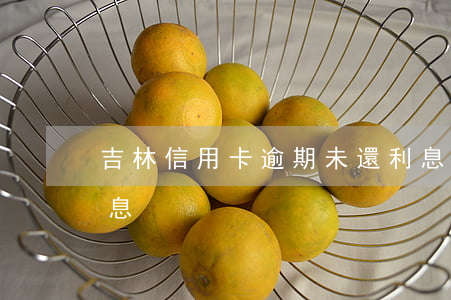 吉林信用卡逾期未還利息多少(信用卡 逾期利息)