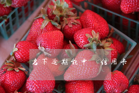 名下逾期能申請信用卡嗎(逾期可以辦信用卡嗎?)