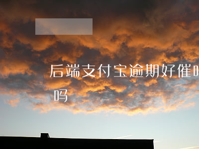 后端支付宝逾期好催吗(支付宝逾期了会被催吗)