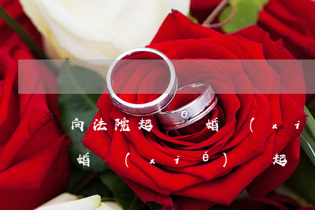 向法院起訴離婚協(xié)議書怎么寫(離婚協(xié)議起訴書格式范文)