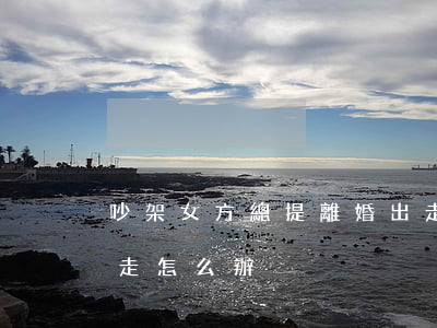 吵架女方總提離婚出走(夫妻吵架女方離家出走怎么辦)