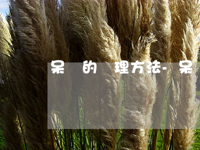呆賬的處理方法-呆賬怎么辦
