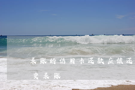 呆账的信用卡,还款应该还多少（信用卡欠2千变呆账）