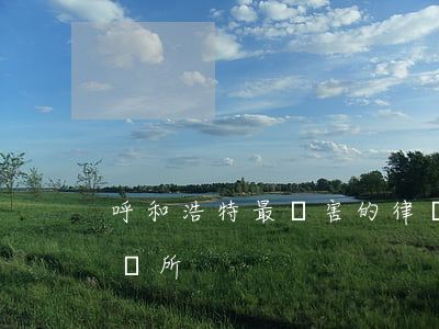 呼和浩特最厲害的律師(呼市十大知名律師事務所)