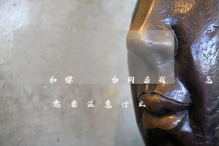 和律師簽合同后我應該怎么做(請律師簽合同需要注意什么)