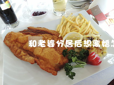 和老婆分居后想离婚怎么办