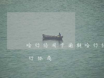 哈行信用卡逾期(哈行信用卡逾期怎么联系银行协商)