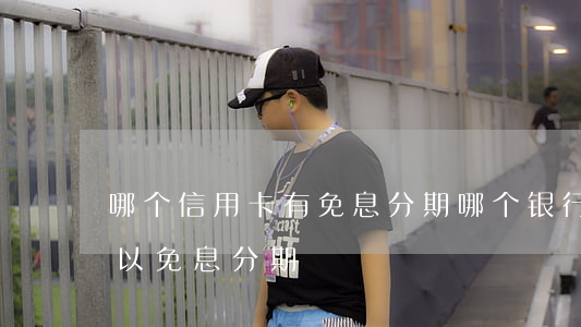 哪个信用卡有免息分期(哪个银行的信用卡可以免息分期)