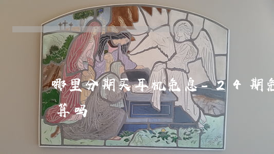 哪里分期买耳机免息-24期免息买耳机划算吗