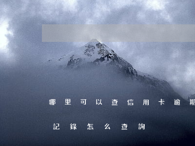 哪里可以查信用卡逾期記錄（民生信用卡逾期記錄怎么查詢）