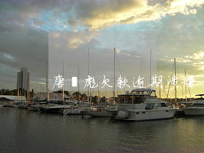 唐慶彪欠款逾期涉嫌