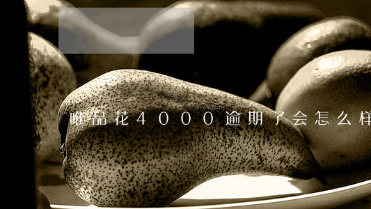 唯品花4000逾期了会怎么样