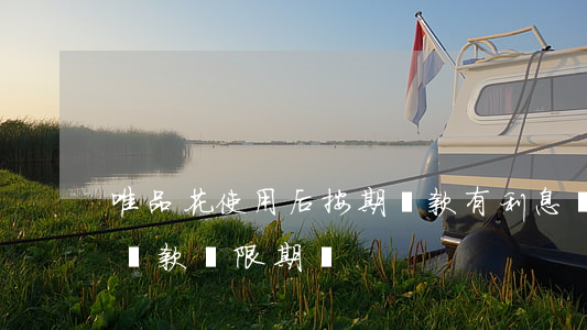 唯品花使用后按期還款有利息嗎-唯品花有還款寬限期嗎